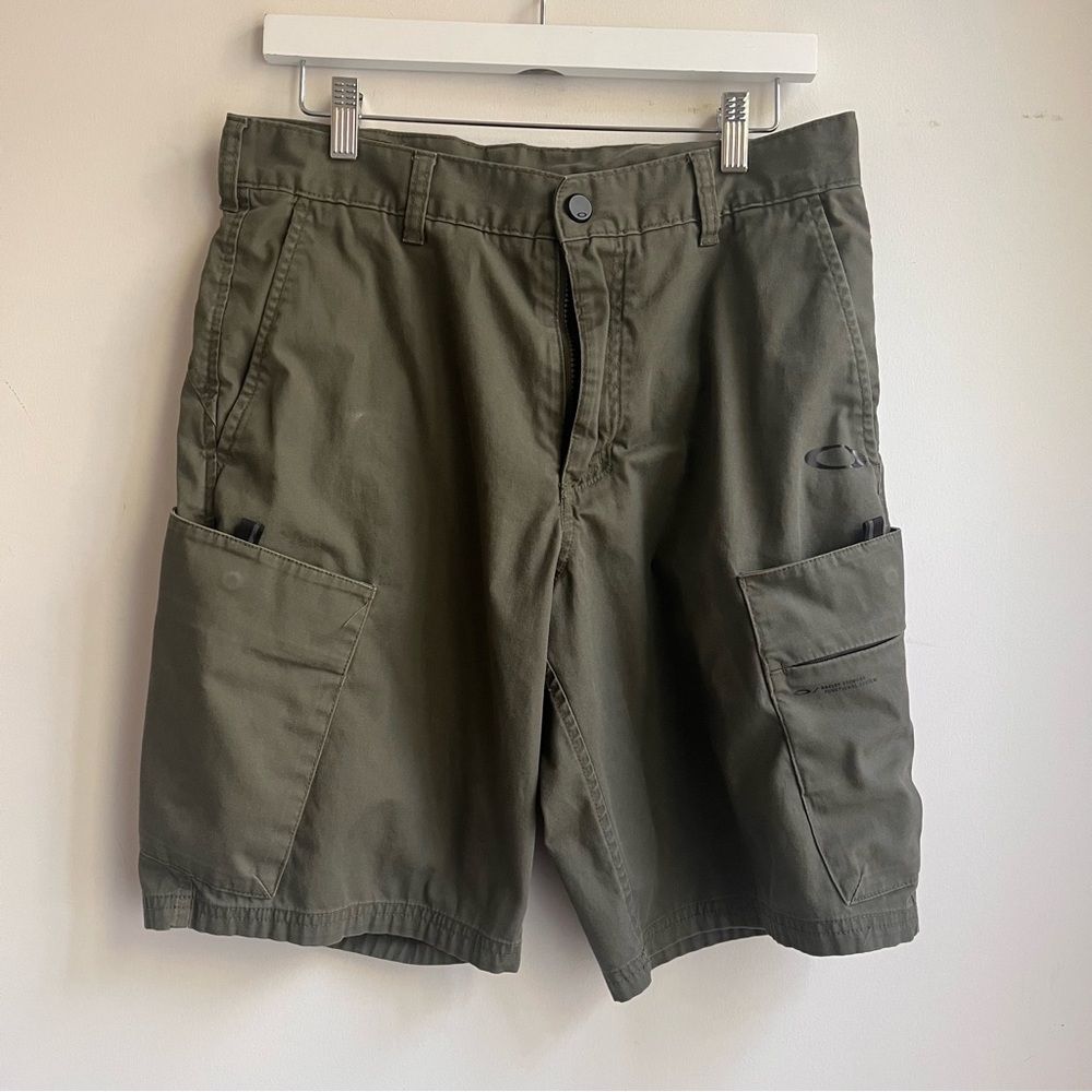 Oakley Olive Cargo Men Shorts